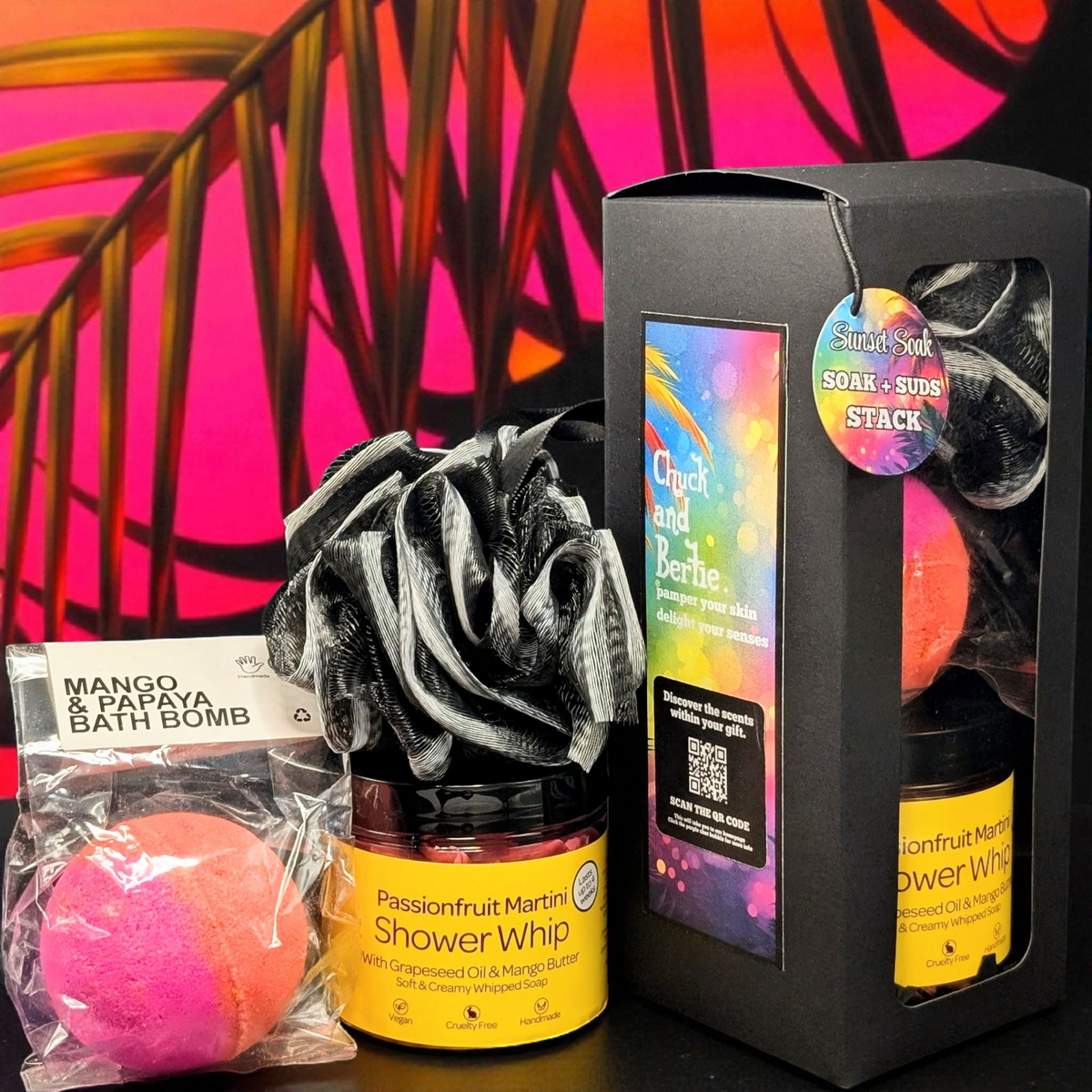 SWEET SUNSET  Soak + Suds Stack